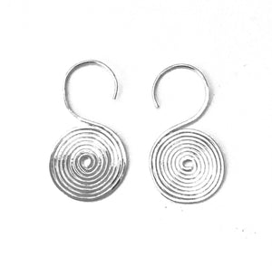 Silver Drop Earrings - OKA6065