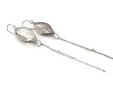 Load image into Gallery viewer, Silver Drop Earrings - FAA807
