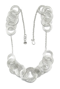 Silver Necklace - OKC642