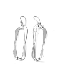 Silver Drop Earrings - JA73