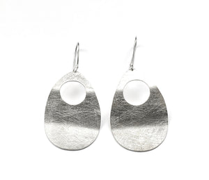 Silver Drop Earrings - OKA6080
