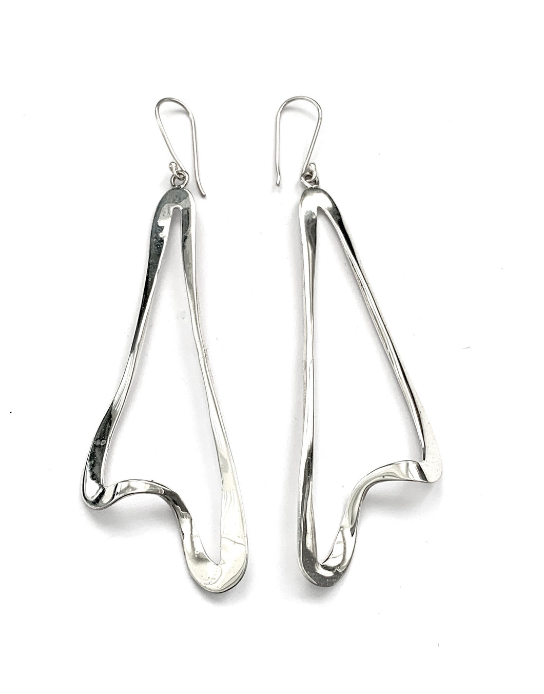 Silver Drop Earrings - JA72