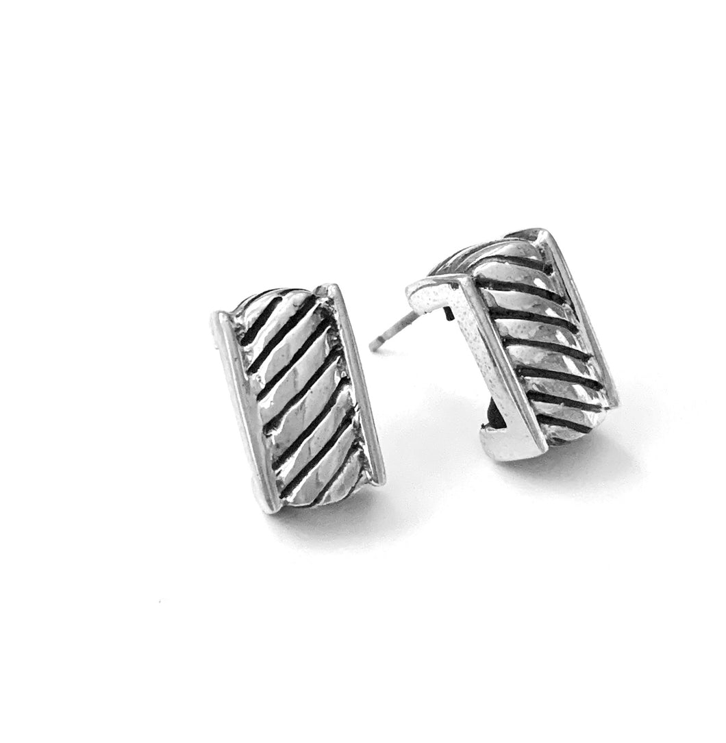 Silver Stud Earrings - EMA396