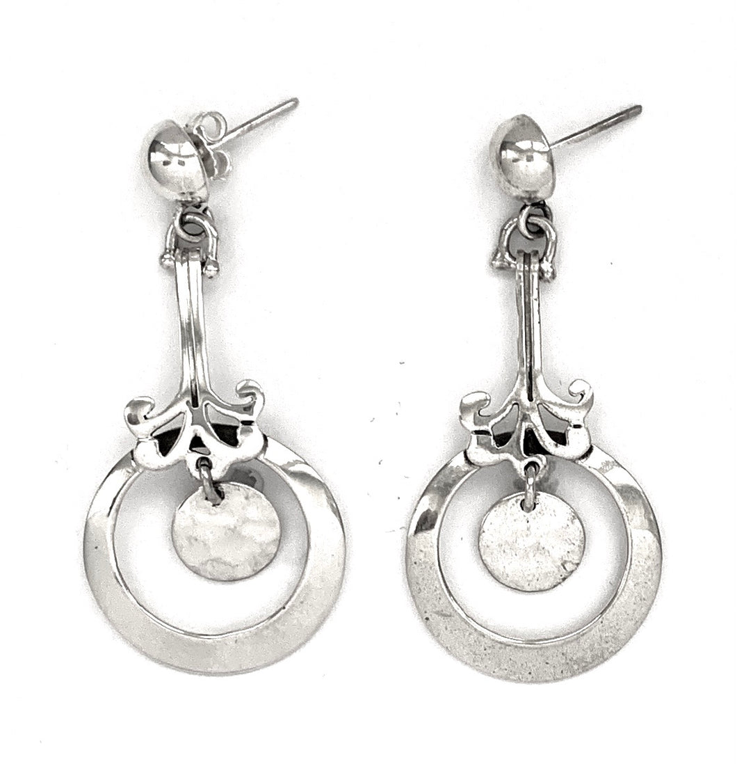 Silver Drop Earrings - PPA385