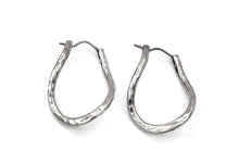 Load image into Gallery viewer, Silver Hoop Earrings - PPA130
