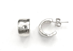 Silver Hoop Earrings - A6178