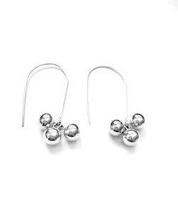Silver Drop Earrings - A5379