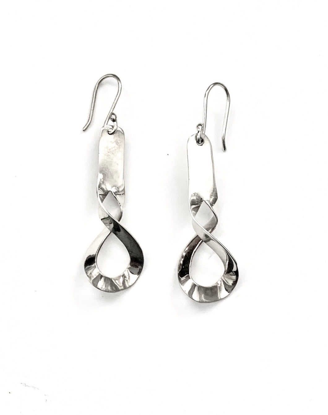 Silver Drop Earrings - FAA653