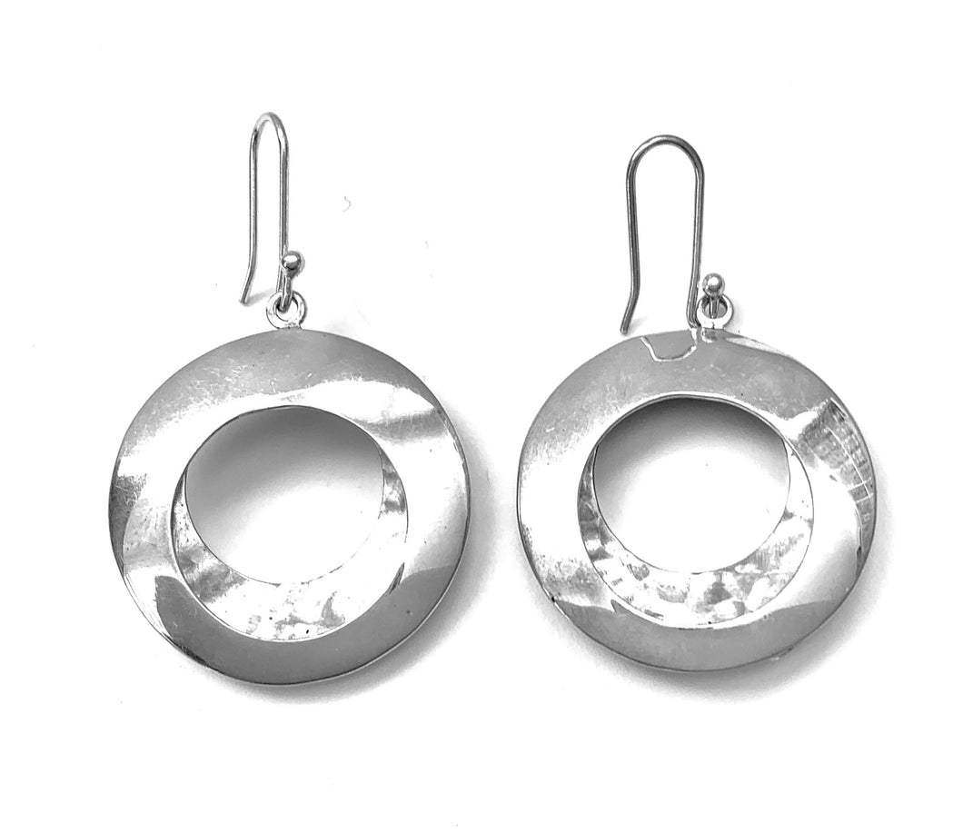 Silver Drop Earrings - JA36