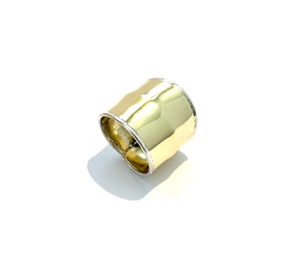 Silver & Brass Ring - R1200