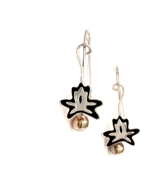 Silver Drop Earrings - A6185