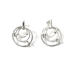 Silver Stud Earrings - PPA286