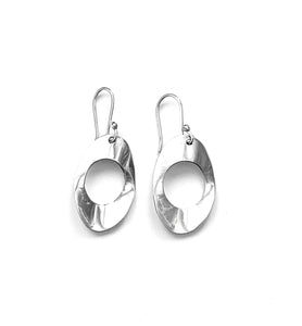 Silver Drop Earrings - FAA638