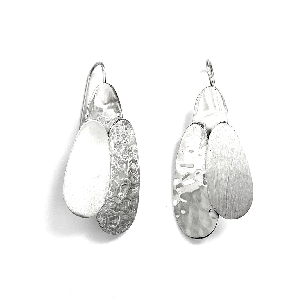 Silver Drop Earrings - OKA6025