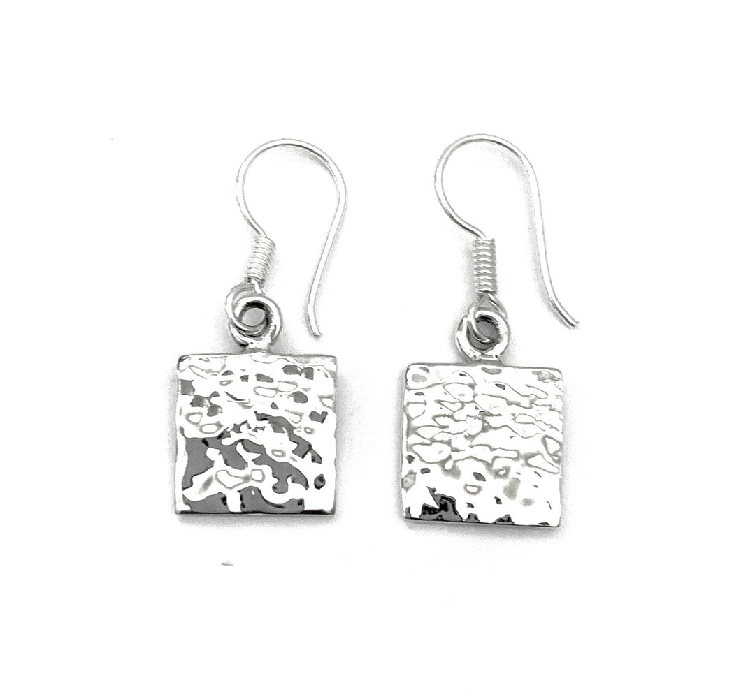 Silver Drop Earrings - A185