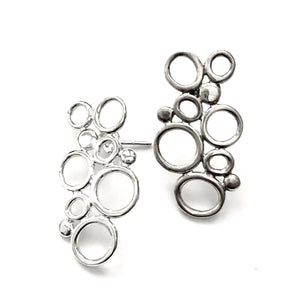 Silver Stud Earrings - PPA18