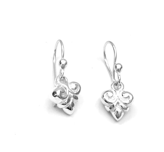 Silver Drop Earrings - A6146