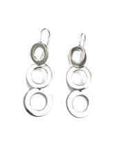 Load image into Gallery viewer, Silver Drop Earrings - A5442
