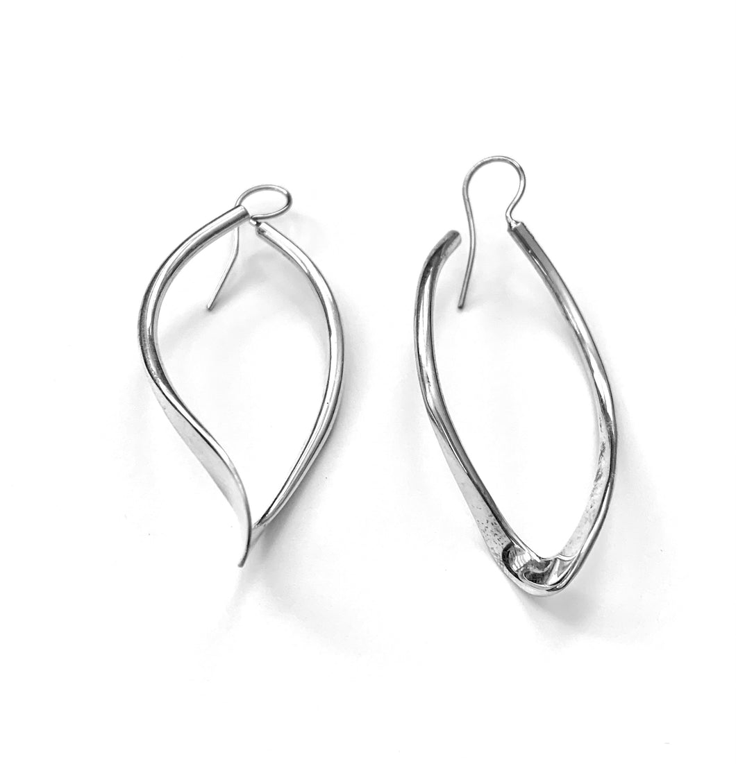 Silver Drop Earrings - A3160