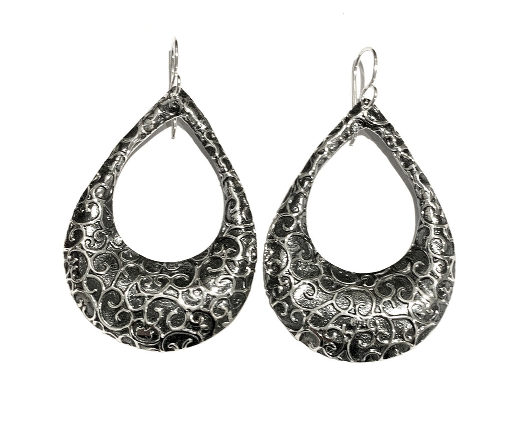 Silver Drop Earrings - A5235