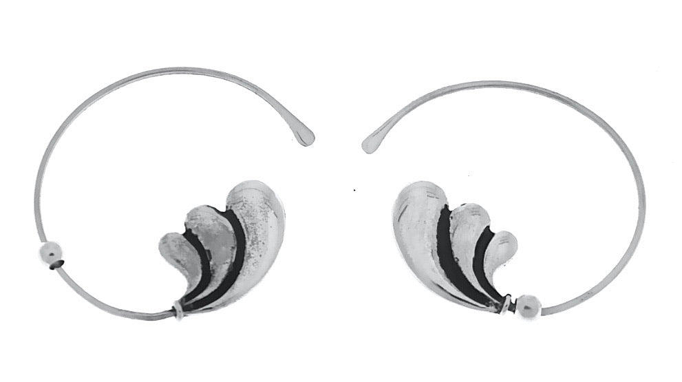 Silver Drop Earrings - A9216