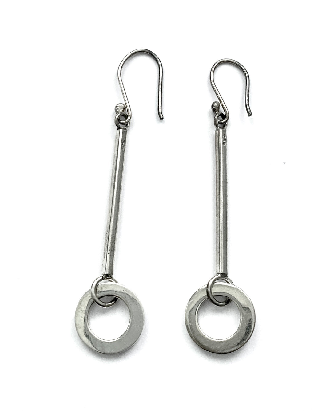 Silver Drop Earrings - PPA28