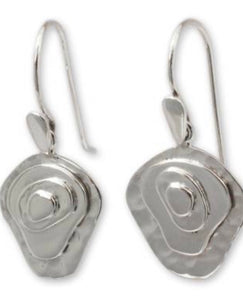 Silver Drop Earrings - A9218