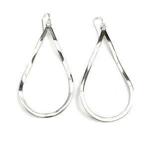 Silver Drop Earrings - JA96