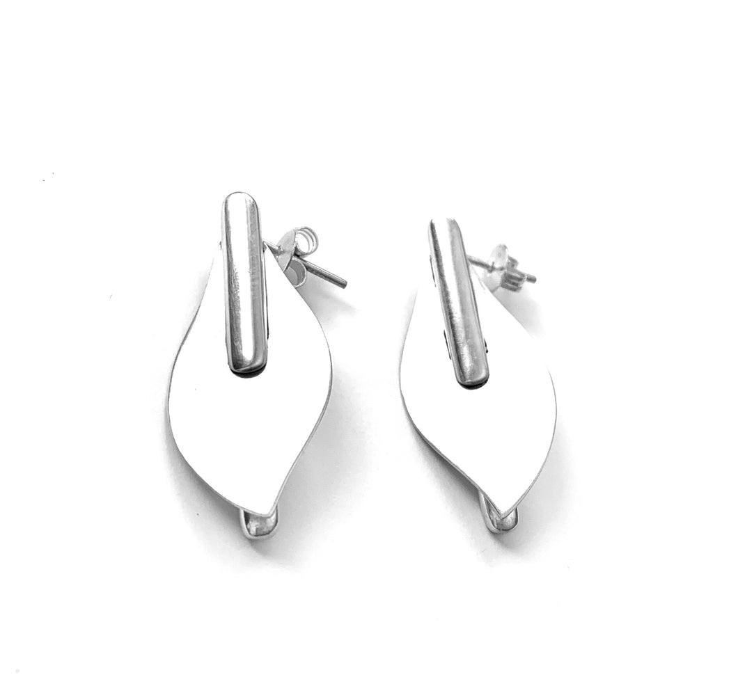 Silver Stud Earrings - A995