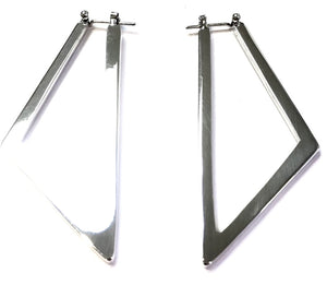 Silver Hoop Earrings - A3213