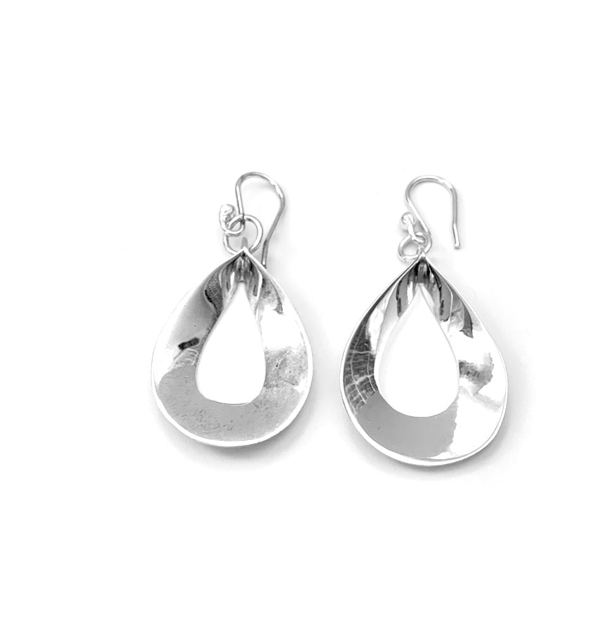 Silver Drop Earrings - A6211