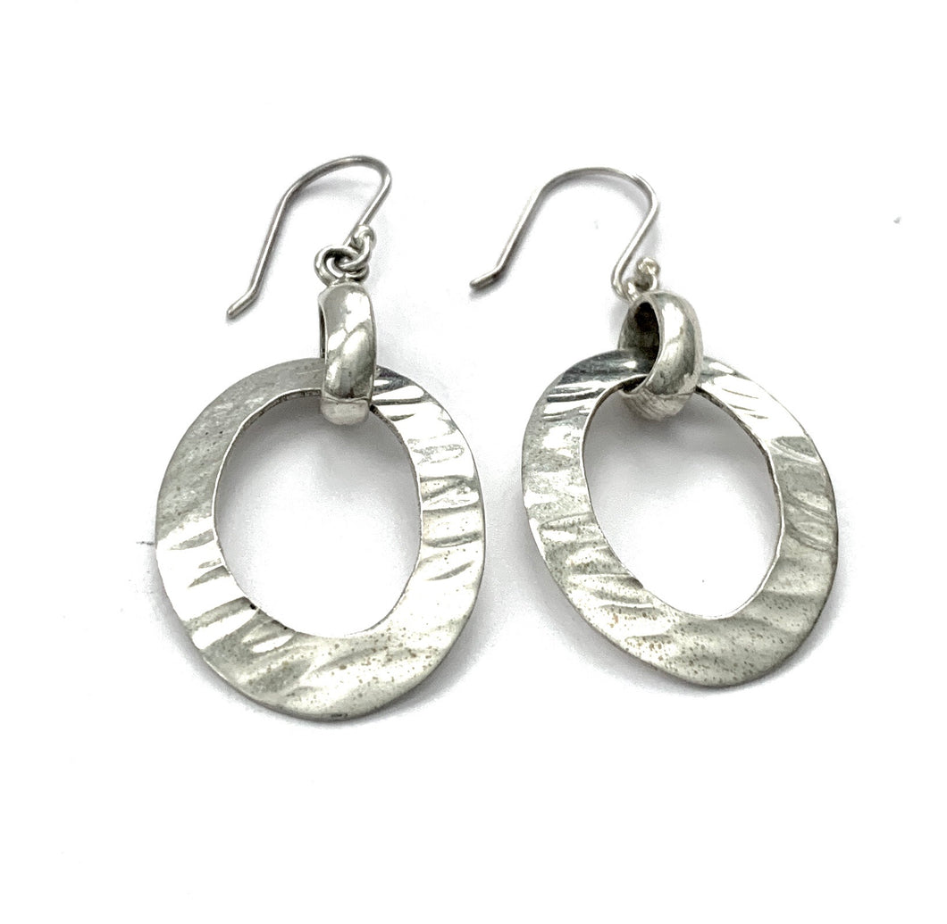 Silver Drop Earrings - PPA424