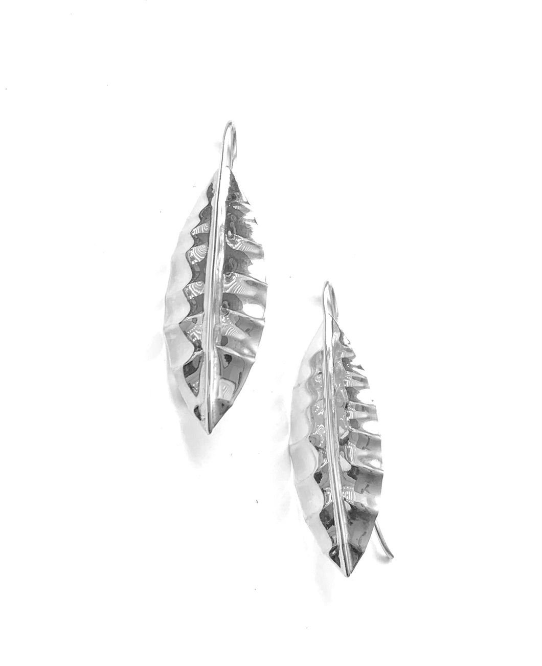 Silver Drop Earrings - A637