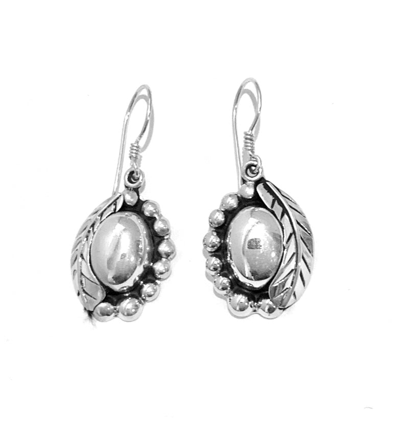 Silver Drop Earrings - A240