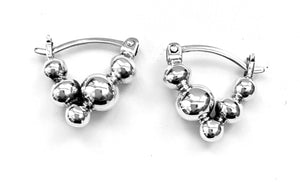 Silver Hoop Earrings - A9179