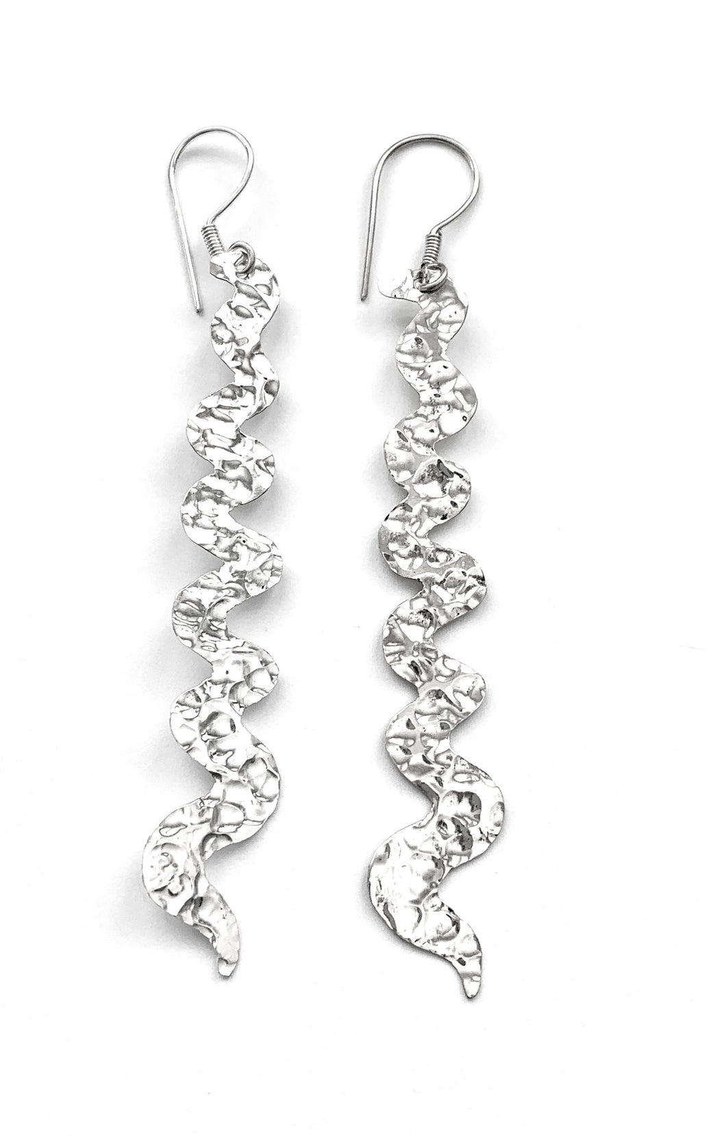 Silver Drop Earrings - A684