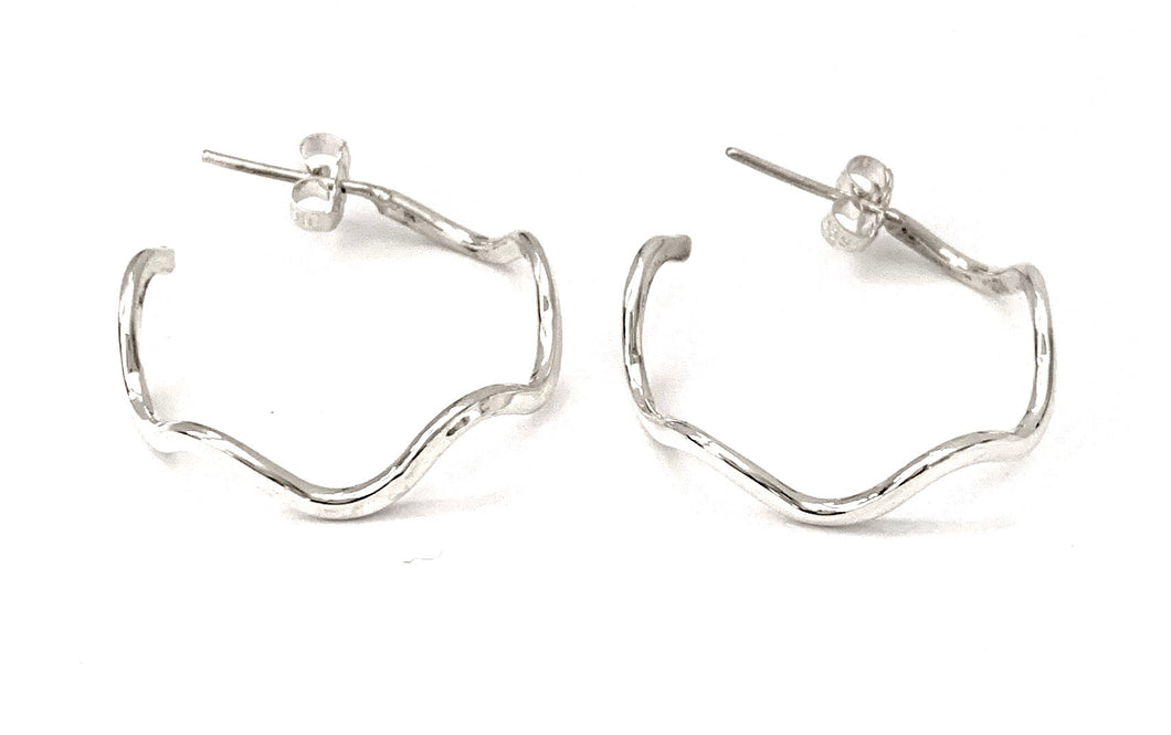 Silver Hoop Earrings - PPA435