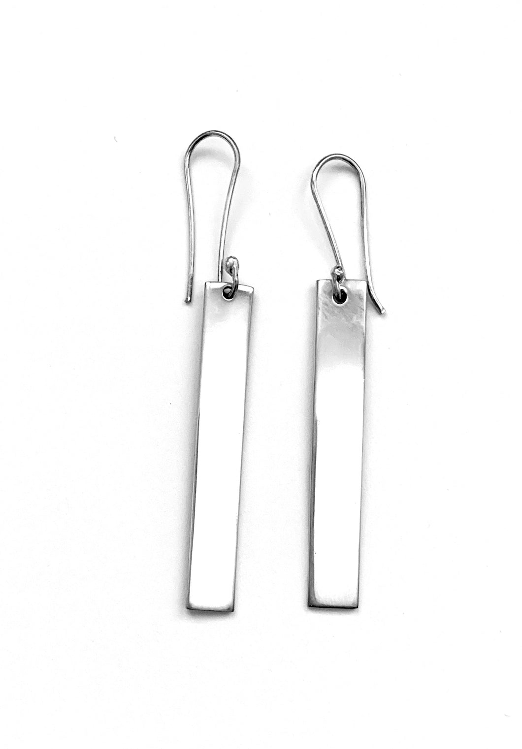 Silver Drop Earrings - A795
