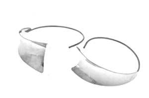 Silver Drop Earrings - A6241