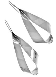 Silver Drop Earrings - A5444