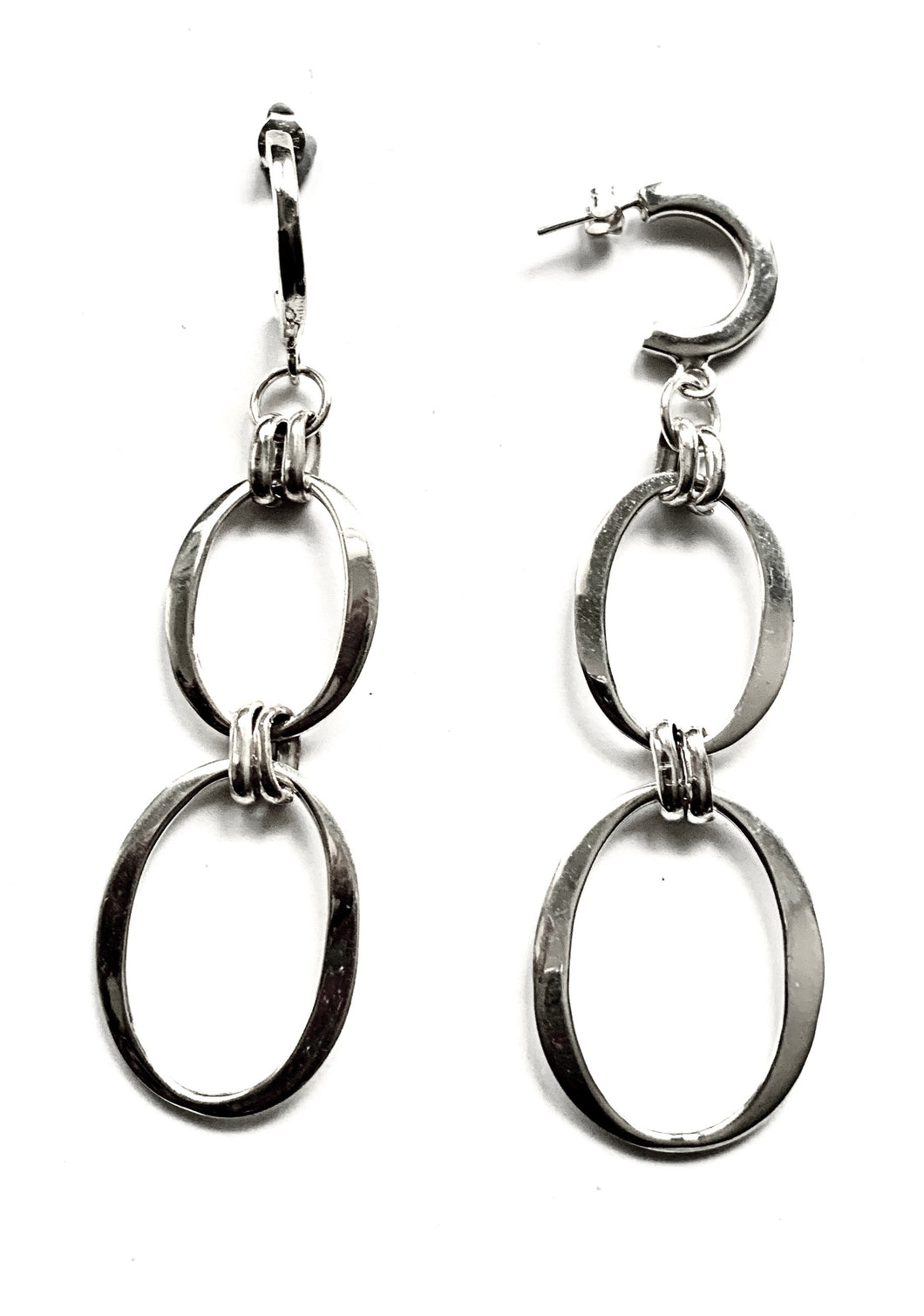Silver Hoop Earrings - PPA324