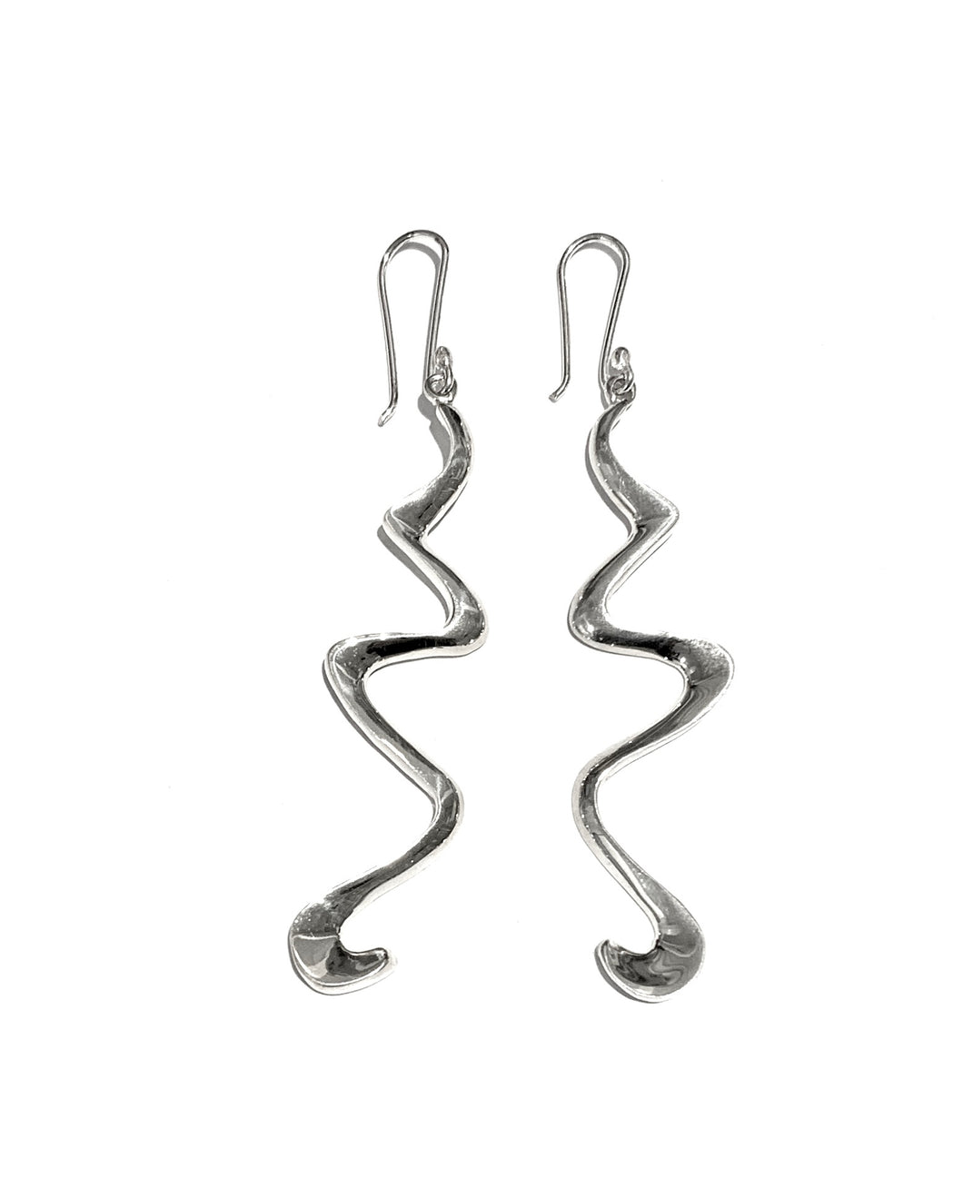 Silver Drop Earrings - A818