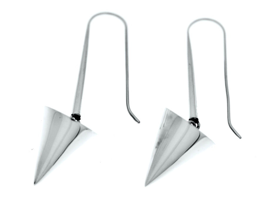 Silver Drop Earrings - A9058