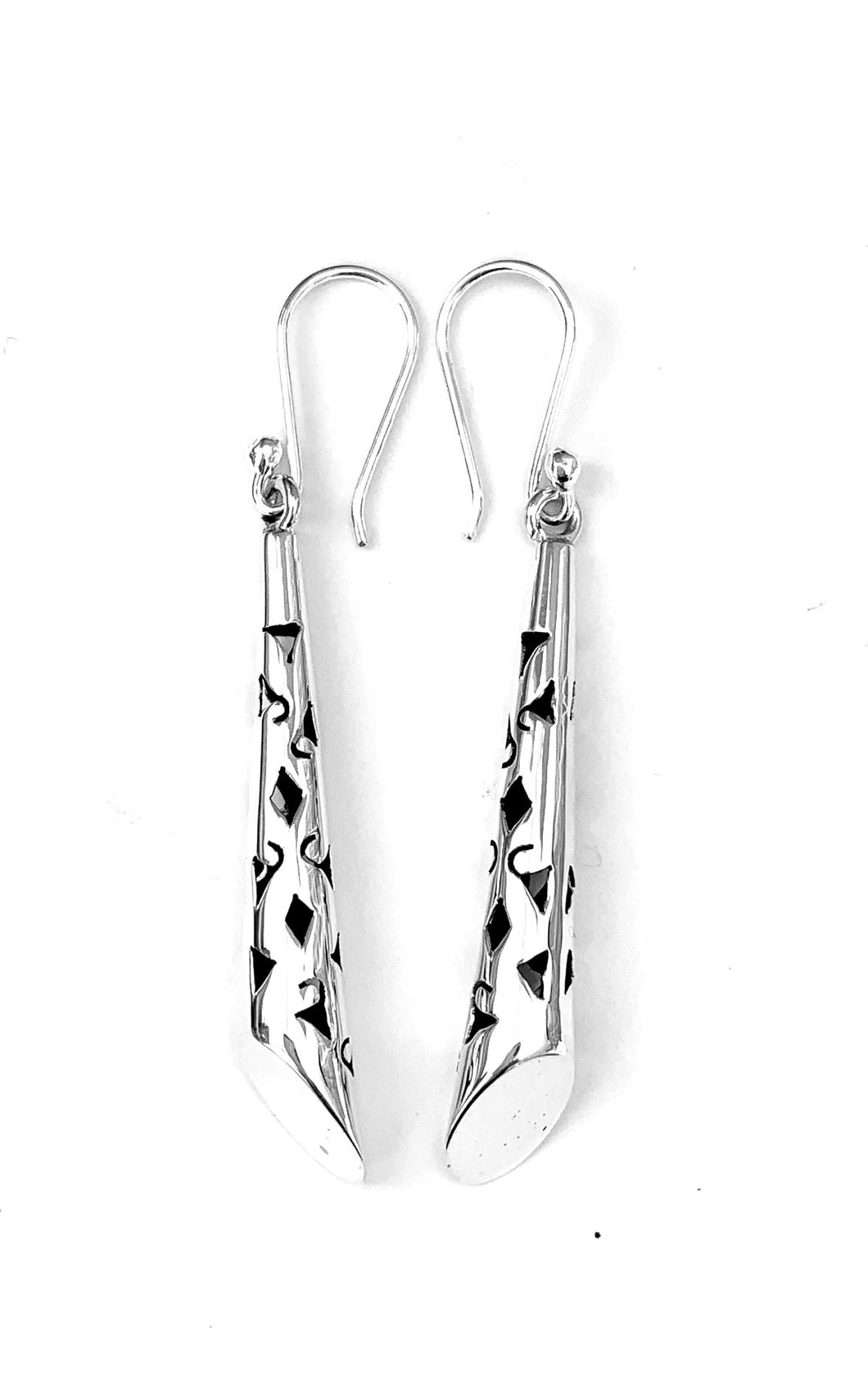 Silver Drop Earrings - PPA484