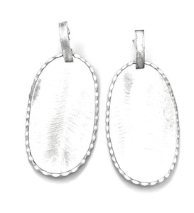 Silver Drop Earrings - OA568
