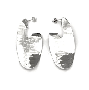 Silver Drop Earrings - A5449