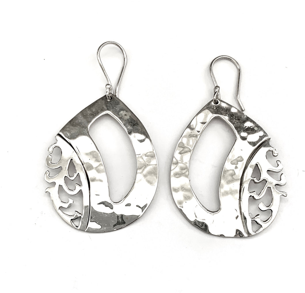 Silver Drop Earrings - PPA322