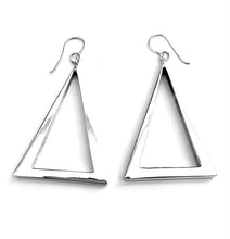 Load image into Gallery viewer, Silver Drop Earrings - A5429
