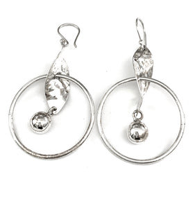 Silver Drop Earrings - PPA448