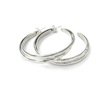 Load image into Gallery viewer, Silver Hoop Earrings - A332
